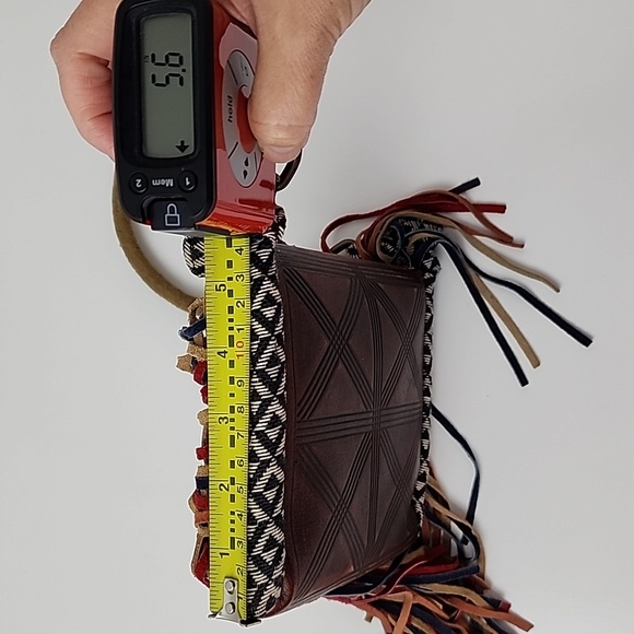 Free People Foreverly Fringe Boho Leather Crossbody Bag - Picture 7 of 15